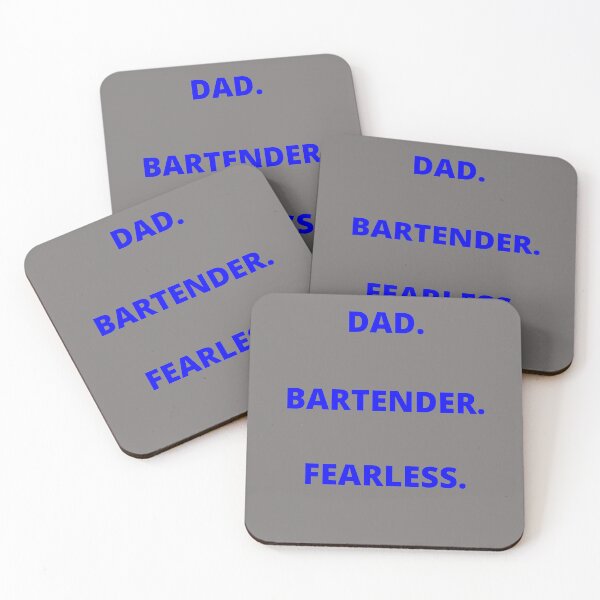 Item preview, Dad Bartender Fearless designed and sold by moonshinemetees.