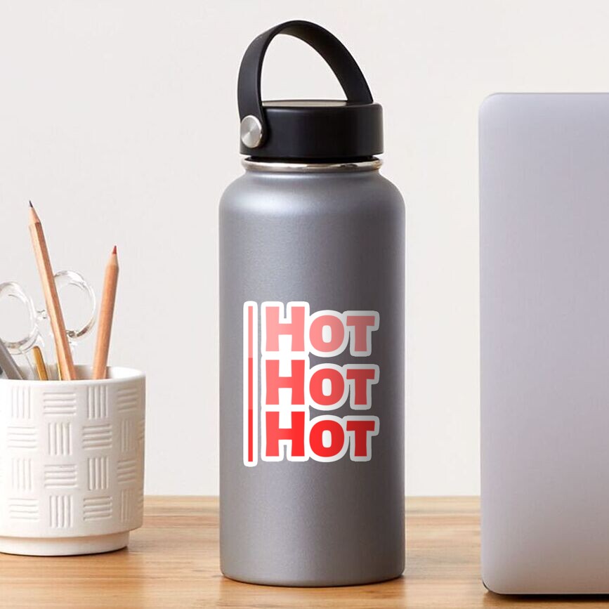 "Hot Hot Hot" Sticker for Sale by LittleChilli Redbubble
