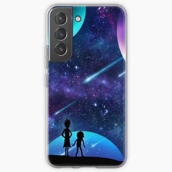 Rick and Morty Galaxy Space Star Gazing Samsung Galaxy Soft Case
