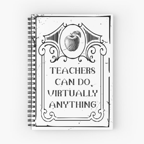 Item preview, Teachers Can Do Virtually Anything vintage style  designed and sold by arrowroses.