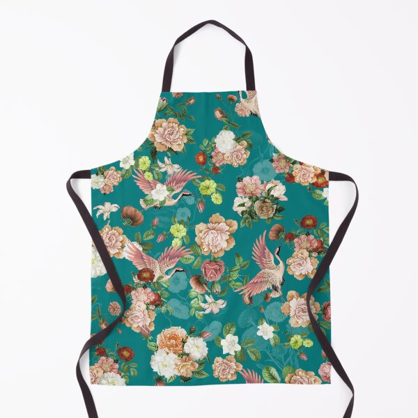 Item preview, Chinoiserie Oriental Flowers and Cranes designed and sold by WisdomInspired.