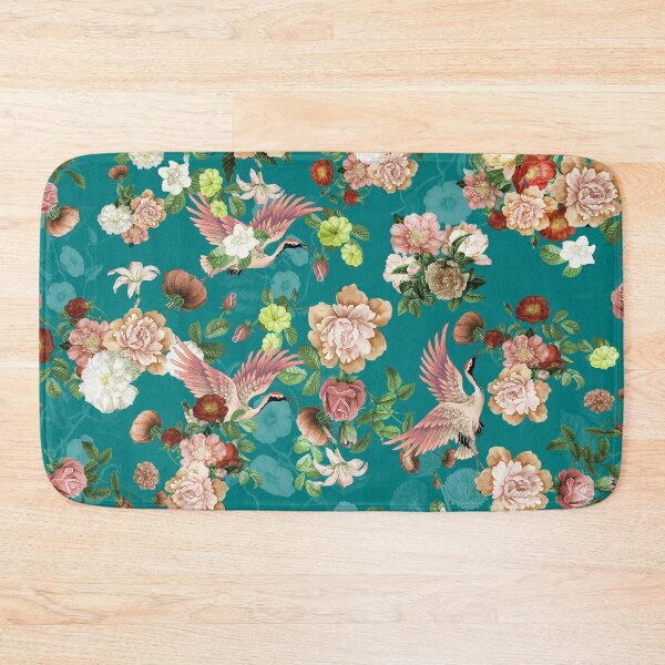 Item preview, Chinoiserie Oriental Flowers and Cranes designed and sold by WisdomInspired.