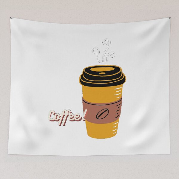 Item preview, Hot coffee mug with lid designed and sold by ArtbyCharmante.