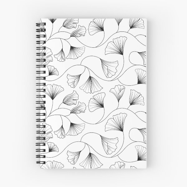 Item preview, Ginkgo Pattern In Black designed and sold by mischellero.