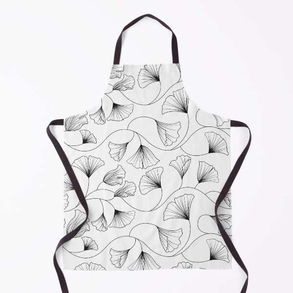 Item preview, Ginkgo Pattern In Black designed and sold by mischellero.