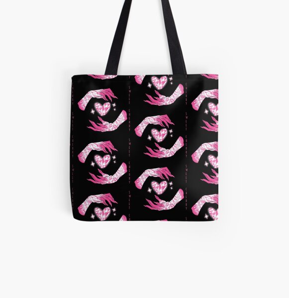 Sweet Cherry Nail Witch All Over Print Tote Bag
