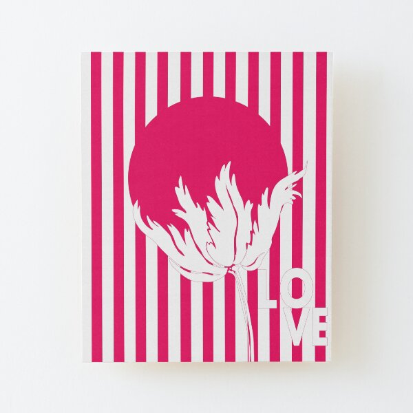 LOVE IS LOVE Wood Mounted Print