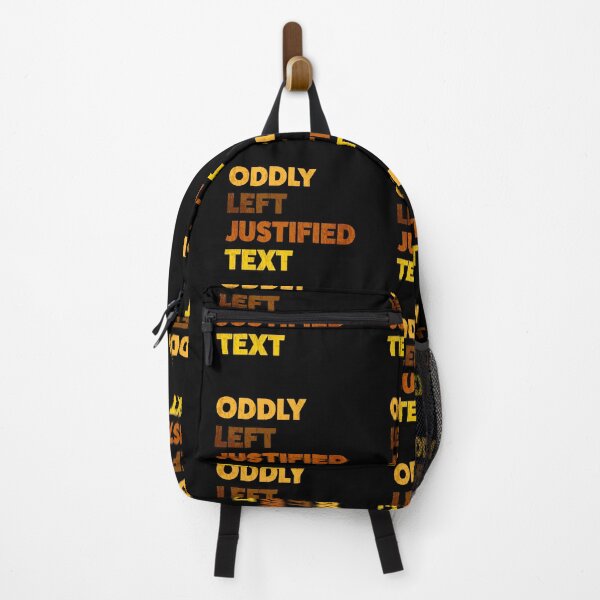Item preview, Oddly Left Justified Text designed and sold by AllLeftSides42.