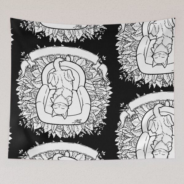 Item preview, Cute Couch Potato Cat Illustration designed and sold by ZaryaKiqo.