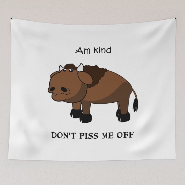 Item preview, Bison Cute Wild Animal designed and sold by Oblivyum.