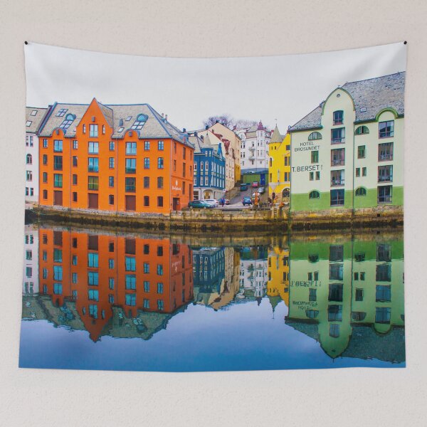 Item preview, Alesund waterfront, Norway designed and sold by HazelWright.