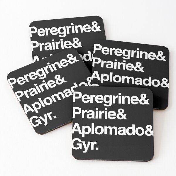 Item preview, Falcons Helvetica List designed and sold by Birding for Humans.