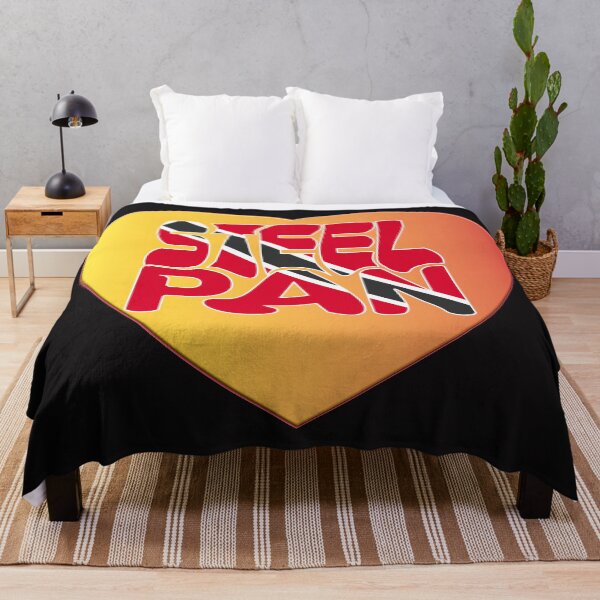Item preview, TRINIDAD AND TOBAGO STEEL PAN FLAG HEART SHAPE designed and sold by Ralek.