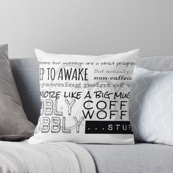 Item preview, Wibbly Wobbly Coffee Woffee designed and sold by landborne.