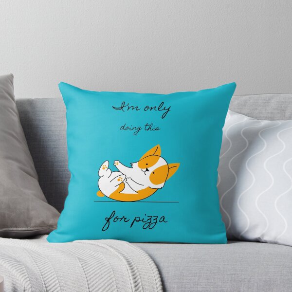 Item preview, Cat Doing Exercise | I'm only doing this for pizza .  designed and sold by rajputdhavals.