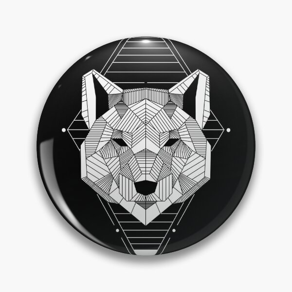 Item preview, Geometric White Wolf designed and sold by VibrantGifts.