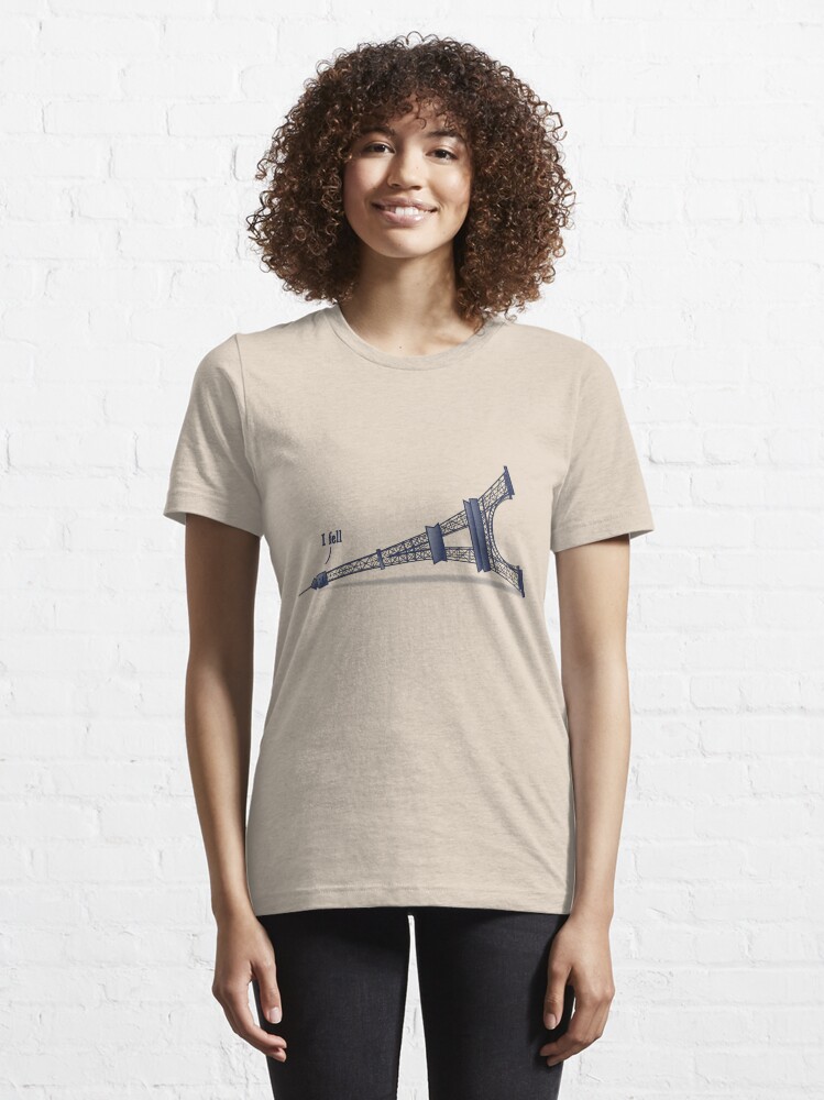 Alternate view of I Fell Tower Essential T-Shirt
