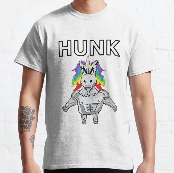 handsome hunk- bodybuilder unicorn Classic T-Shirt