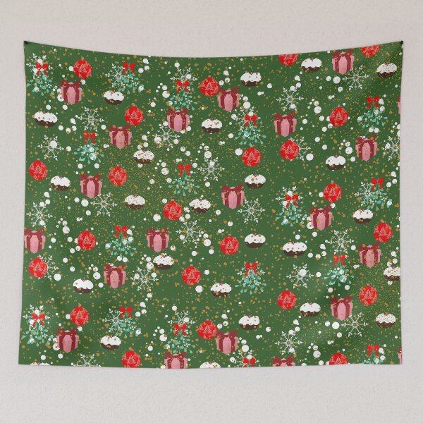Item preview, Christmas Elements pattern designed and sold by Sanskrati.