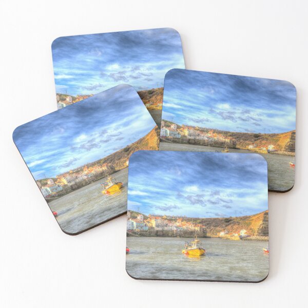 Item preview, Staithes Yorkshire England Seaside Town and Harbour designed and sold by acceleratorhams.