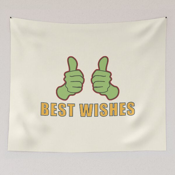 Item preview, Best Wishes Sticker designed and sold by gooddesignart.