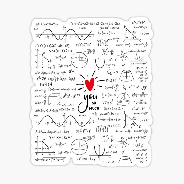Item preview, love you so math designed and sold by sPalandar.
