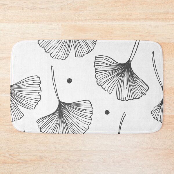 Item preview, Gray ginkgos designed and sold by mischellero.
