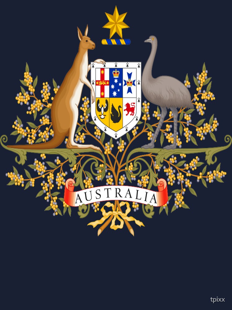 Thumbnail 2 of 2, Kids T-Shirt, Coat of Arms of Australia designed and sold by tpixx.