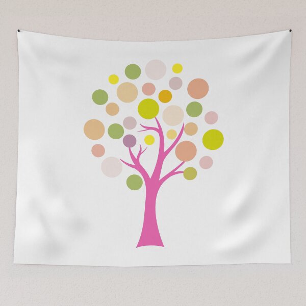 Item preview, Abstract Colourful Dot Tree designed and sold by urbanbuzzz.