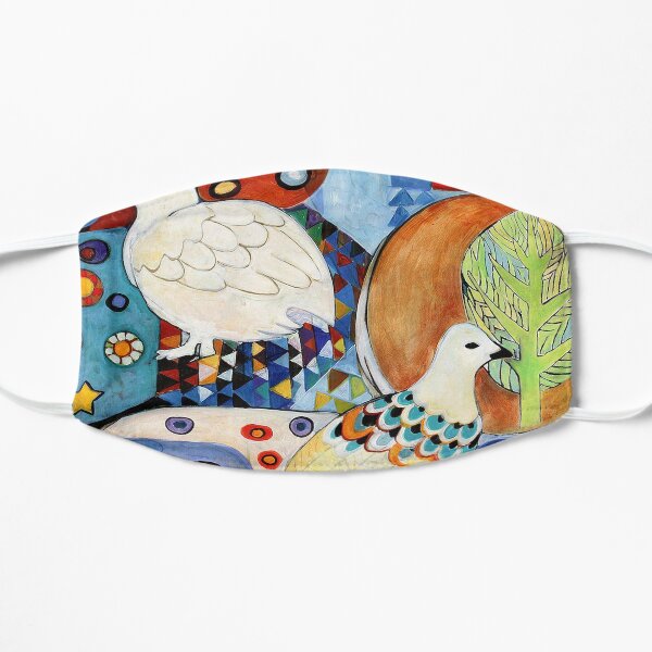Plumage, Ptarmigan Art Flat Mask