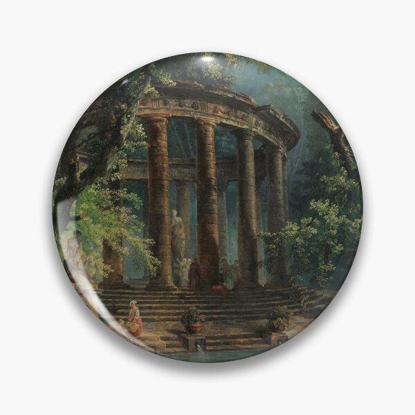 Item preview, The Bathing Pool (1786) - Hubert Robert designed and sold by SALON DES ARTS.