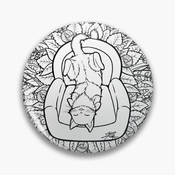 Item preview, Cute Couch Potato Cat Illustration designed and sold by ZaryaKiqo.