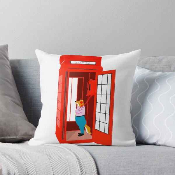 Item preview, Fox in the telephone booth designed and sold by Ashwini Vange.