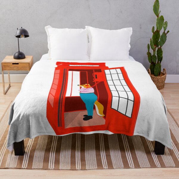 Item preview, Fox in the telephone booth designed and sold by Ashwini Vange.