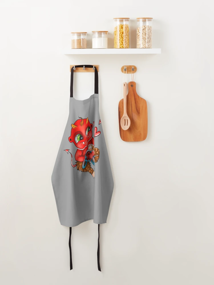 Thumbnail 4 of 6, Apron, Baby devil designed and sold by RiRuza.