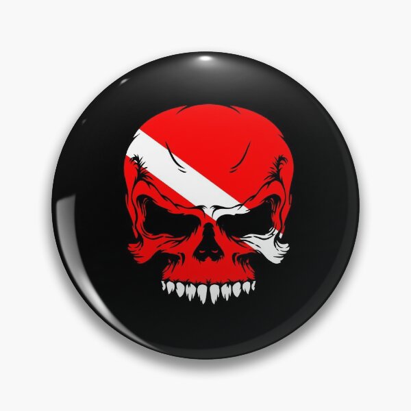Item preview, Scuba diving skull designed and sold by FirstImpact.