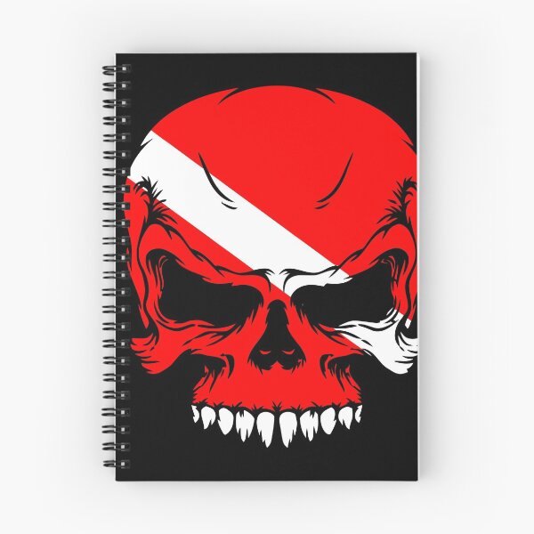 Item preview, Scuba diving skull designed and sold by FirstImpact.