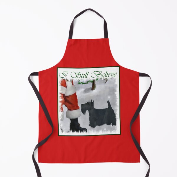 Item preview, Scottish Terrier With Santa Christmas Gifts designed and sold by springdaleshops.