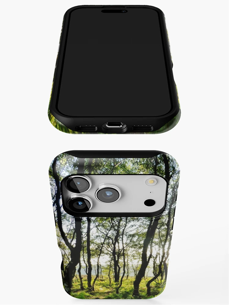 Thumbnail 3 of 4, iPhone Case, Sunlit Trees designed and sold by Frugal Mr B.