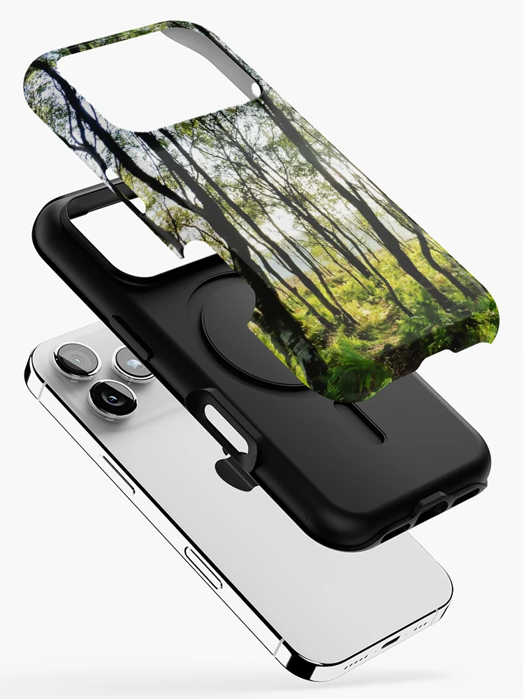 Thumbnail 2 of 4, iPhone Case, Sunlit Trees designed and sold by Frugal Mr B.