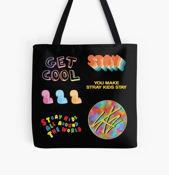 STICKER PACK - Stray Kids SKZ Quotes Funny Cute Collage BRIGHT [BUY MEDIUM  OR LARGER FOR STICKER PACK] Backpack for Sale by SugarSaint