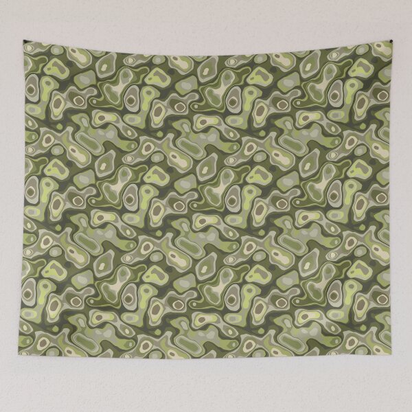 Item preview, Incognito Contour in Olive Drab designed and sold by Annette Chabidon Studio.