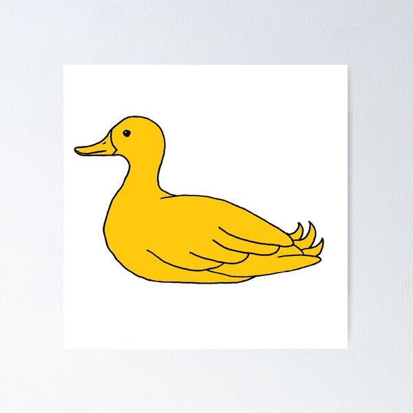 Golden Duck Poster