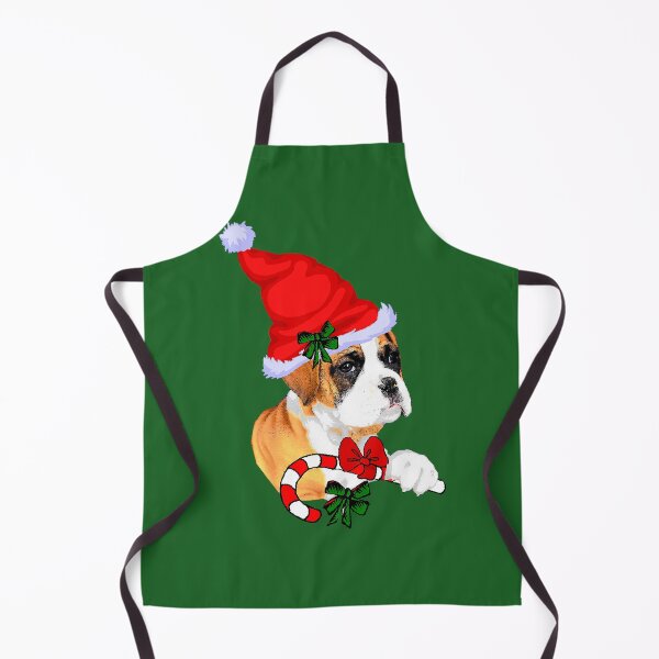 Item preview, Boxer with Santa Hat Christmas Gifts designed and sold by springdaleshops.