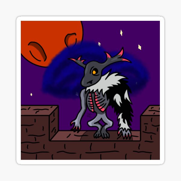 Cute Cleric Beast With Background Sticker For Sale By NemianCannon   St,small,507x507 Pad,600x600,f8f8f8 