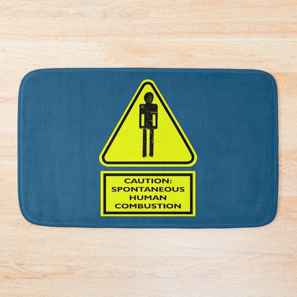 Item preview, Warning Sign: Spontaneous Human Combustion  designed and sold by CitizenAwear.