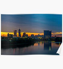 Indianapolis Skyline 1 Poster