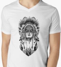 PORTRAIT001 Men's V-Neck T-Shirt