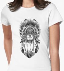PORTRAIT001 Women's Fitted T-Shirt
