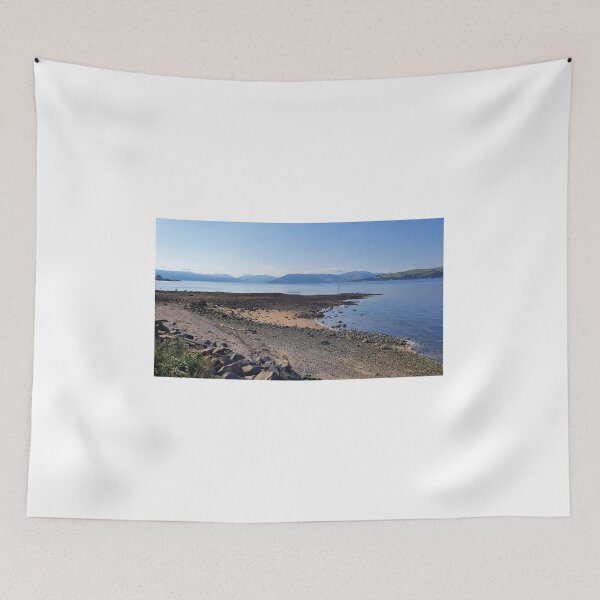 Item preview, Battery Park beach Greenock View of River Clyde designed and sold by Scottish Photography .